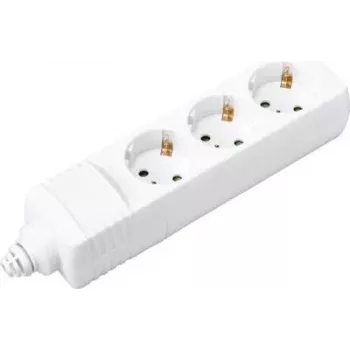 Multiprise SYGONIX BT-2372208, 6 prises, câble 1,5 m, blanche