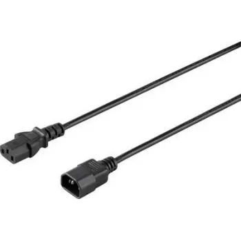 Câble d'alimentation pour appareil froid Sygonix SY-5042704, CEE 7/7 vers IEC C13, 1,5 m, noir