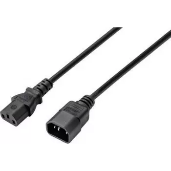 Câble de prolongation pour appareils froids Sygonix SY-5044234, C14 vers C13, 3,5 m, noir