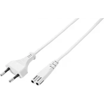 Câble d'alimentation secteur Sygonix SY-5044236 blanc 3 m Schuko vers IEC C13