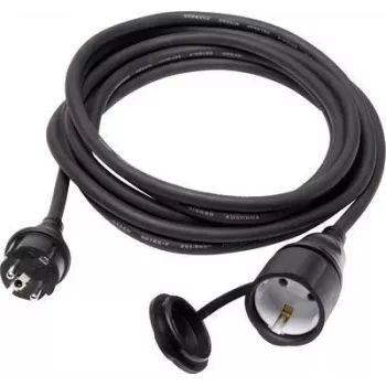 Câble de prolongation SYGONIX SY-5044440 16 A noir 5 m