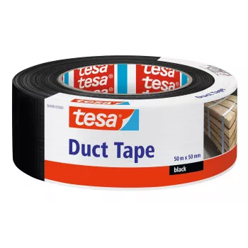 Ruban adhésif toilé tesa 56498-00000-15 noir 50 m x 50 mm