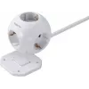 Sygonix SY-4535062 adaptateur de prise Schuko blanc 1 prise