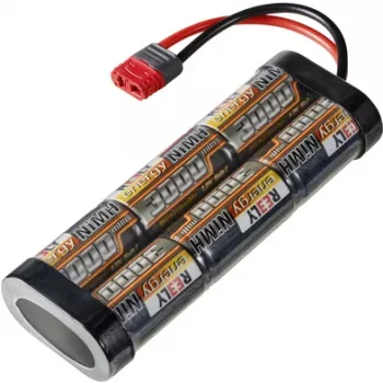 Pack d'accus NiMH Reely 7,2 V 3000 mAh 6 cellules stick fiche T (RE-7856814)