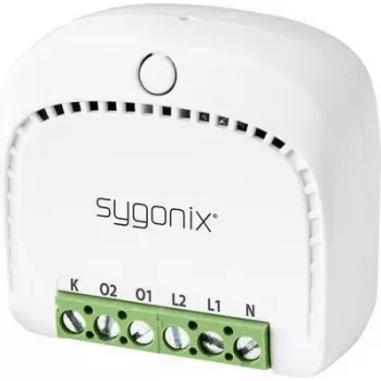 Sygonix SY-4699844 prise intelligente Wi-Fi avec suivi de consommation, 3680 W, type F, intérieur, compatible avec Alexa et Google Home