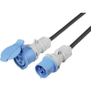 Rallonge électrique SYGONIX SY-5244052 16 A noire 10 m résistante aux intempéries