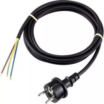 Câble de raccordement électrique Sygonix SY-5043464 noir 3,00 m