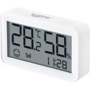 Thermo-hygromètre Sygonix basé sur application blanc (SY-4904438)
