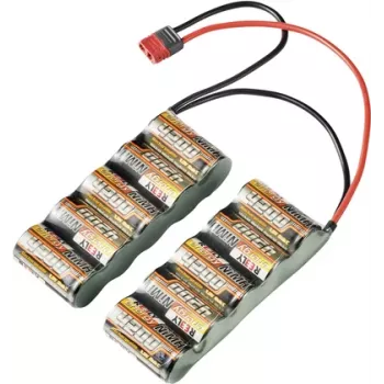 Pack d'accus NiMH RC Reely 12 V 4200 mAh 10 éléments side-by-side T-Plug RE-7856538
