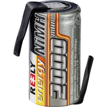 Cellule NiMH Reely 1,2 V 2000 mAh avec languette à souder (RE-7851720)