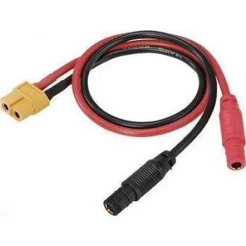 Câble de charge Reely XT60 femelle vers 2x fiches banane 4 mm 30 cm RE-7104525