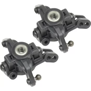 Ensemble de fusées d'essieu Reely RE-7083027 pour Rhino 2 (2 pièces, noir)