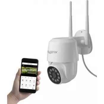 Caméra IP PTZ Wi-Fi Sygonix SY-4760960 Full HD avec vision nocturne et audio bidirectionnel