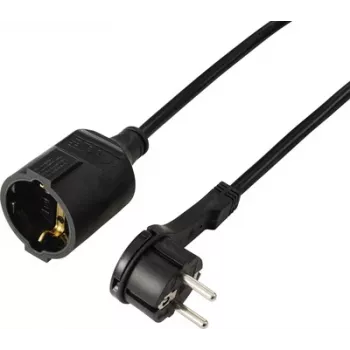 Rallonge électrique Sygonix SY-7165294 16 A noire 3,00 m H05VV-F 3G 1,5 mm²