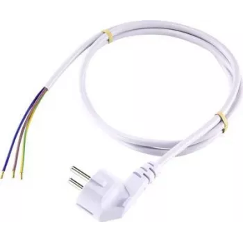 Câble de raccordement électrique Sygonix SY-5043486 CEE 7/7 vers IEC C13 blanc 1,5 m