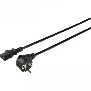 Câble d'alimentation IEC C13 Sygonix SY-5043450, CEE 7/7 vers IEC C13, 3 m, noir