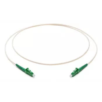 Câble de raccordement fibre optique simplex Corning F222201J1Z20007M LC/APC vers LC/APC, 2,0 mm, 7 m, blanc