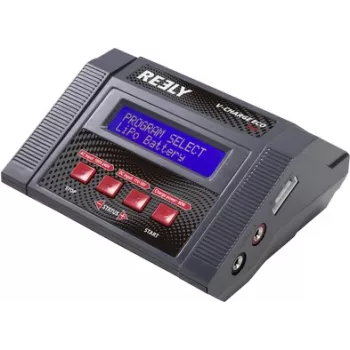 Reely V-Charger ECO 80 Multifunction RC Battery Charger 80W AC/DC LiPo LiIon LiHV NiMH NiCd Pb Pb-Ca RE-7570029