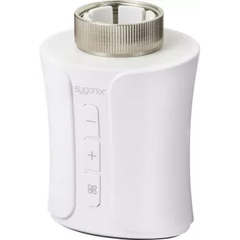 Thermostat de radiateur intelligent Zigbee 3.0 Sygonix SY-6752918, électronique, 5–35 °C, blanc