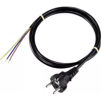Câble d'alimentation SYGONIX SY-5178372 CEE 7/7 vers IEC C13 5 m noir