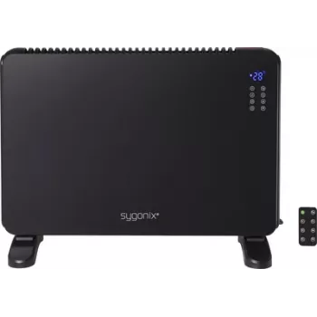 Sygonix SY-6735640 Convector Heater 2000 W, for Rooms up to 20 m², Black