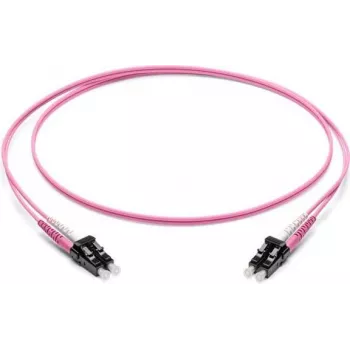 Câble de raccordement fibre optique duplex OM4 LC vers LC Corning, 10 m, violet F050502Q2Z20010M-VI