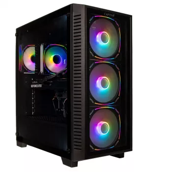 Captiva Highend Gaming R10-3601 PC de bureau (Ryzen 7 7800X3D, RTX 5070 12 Go, 32 Go, SSD 1 To, Wi-Fi, sans OS)