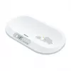 Beurer BY90 Smart Baby Scale with Bluetooth, 20 kg Capacity, 5 g Precision, Curved Weighing Surface, LCD Display, White