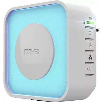Récepteur de sonnette sans fil m-e modern-electronics 41308 avec anneau LED éclairé, blanc