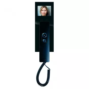 Station intérieure vidéo M-E MODERN-ELECTRONICS VDV 505 SS avec combiné, noir