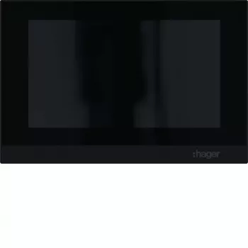 Station intérieure vidéo Hager RTQ601X IP mains libres 2 fils écran tactile 7