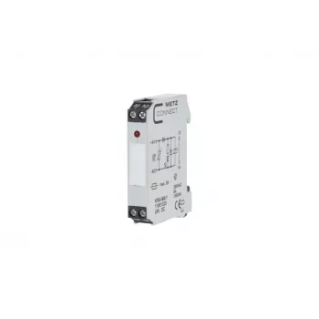 METZ CONNECT KRA-M4/1 module relais d'interface, 4 contacts CO, bobine 24 V AC, 250 V AC, blanc 11061325