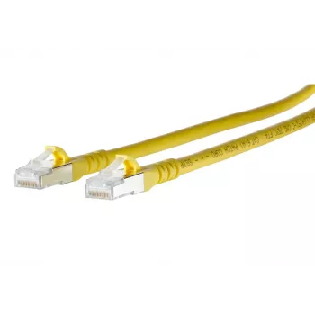 Câble patch METZ BTR NETCOM Cat6a S/FTP, 15 m, jaune 130845A577-E