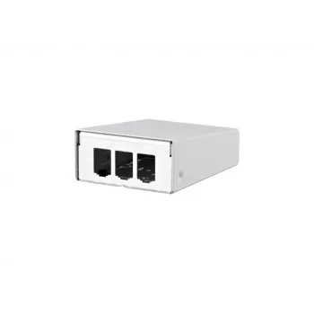 Boîtier en saillie METZ BTR E-DAT modul, 3 ports, non équipé, blanc pur RAL9010 130861-0302-E