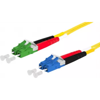Câble patch METZ CONNECT OpDAT 151P1JOJA20E LC duplex vers LC duplex APC OS2, 2 m