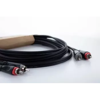 Câble audio RCA Cordial 14836 2x RCA mâle vers 2x RCA mâle 1,5 m noir