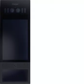 Platine de rue vidéo Hager RTQ540X avec écran tactile, IP, RFID, PIN, interphone
