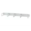 Panneau de gestion des câbles METZ BTR 130894-03-03-E 19 inch 1U, profondeur 75 mm, RAL 7035 gris clair