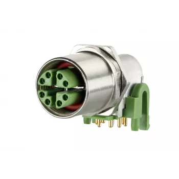 METZ Connect MMT471A315 borne à souder femelle 8 broches pour PCB, pas 3,5 mm, raccordement à vis, vert