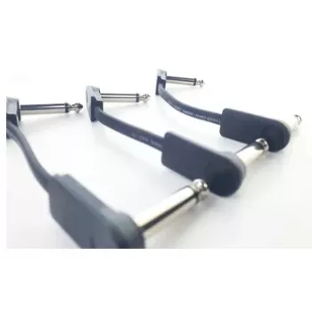 Câble de raccordement audio mono Cordial 14788 6,3mm TS vers 6,3mm TS 0,1m noir PVC
