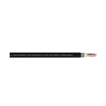 Cordial 15540 Câble patch CAT 5e S/UTP, RJ45, 15 m, noir, gaine PUR