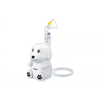 Nébuliseur à compresseur Beurer IH 24 Kids avec masques enfant et adulte, taille des particules 3,16 µm, capacité 8 ml, fonctionnement silencieux 60309