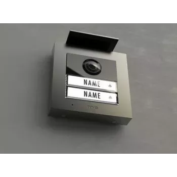 Interphone vidéo M-E MODERN-ELECTRONICS VDV-2020 A avec RFID, filaire, unité extérieure anthracite (41267)