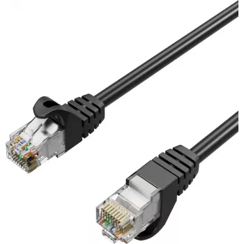 Flexline RJ45 Patch Cable, Cat. 7 S/FTP, PUR, Black, 25.0 m (FL31-39105)