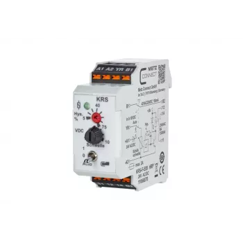 Commutateur de seuil METZ Connect 24 V AC/DC, 1 contact inverseur, rail DIN, 17,5 mm, 11066670