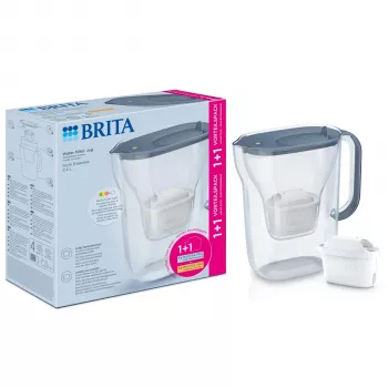 Carafe filtrante Brita Style Essential Stone Blue avec 2 filtres MAXTRA PRO (140809)