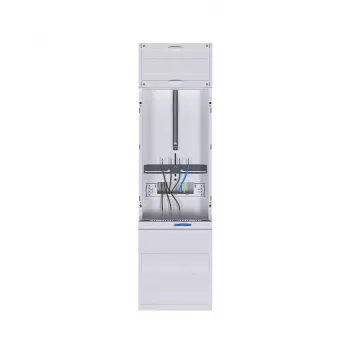 Hager ZH23X7 champ de comptage complet, 1 emplacement de compteur, 1 emplacement de pré-compteur, 1 niveau, 900x250mm, jeu de barres 5 pôles, 300mm, avec jeu de barres
