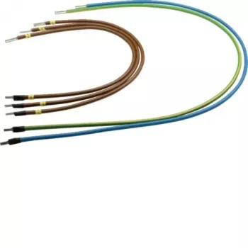 Hager Y90B câble de sortie 5 pôles 63A 900mm pour distribution d'énergie par jeu de barres
