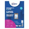 Ensemble de porte-badges Avery 4839XL avec cordon, A6, 105 x 148 mm, 50 ensembles, cordons bleus