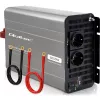 Onduleur Qoltec à onde sinusoïdale modifiée 12 V vers 230 V 3000 W/6000 W avec USB, compatible LiFePO4 GEL AGM